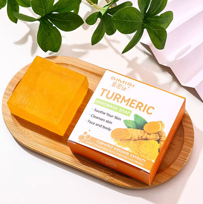 Schwefel Kurkuma Seife - Glättet & Hellt Auf