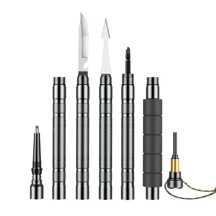 ForgeTrek – Robuster Wanderstock mit verstecktem Zubehör